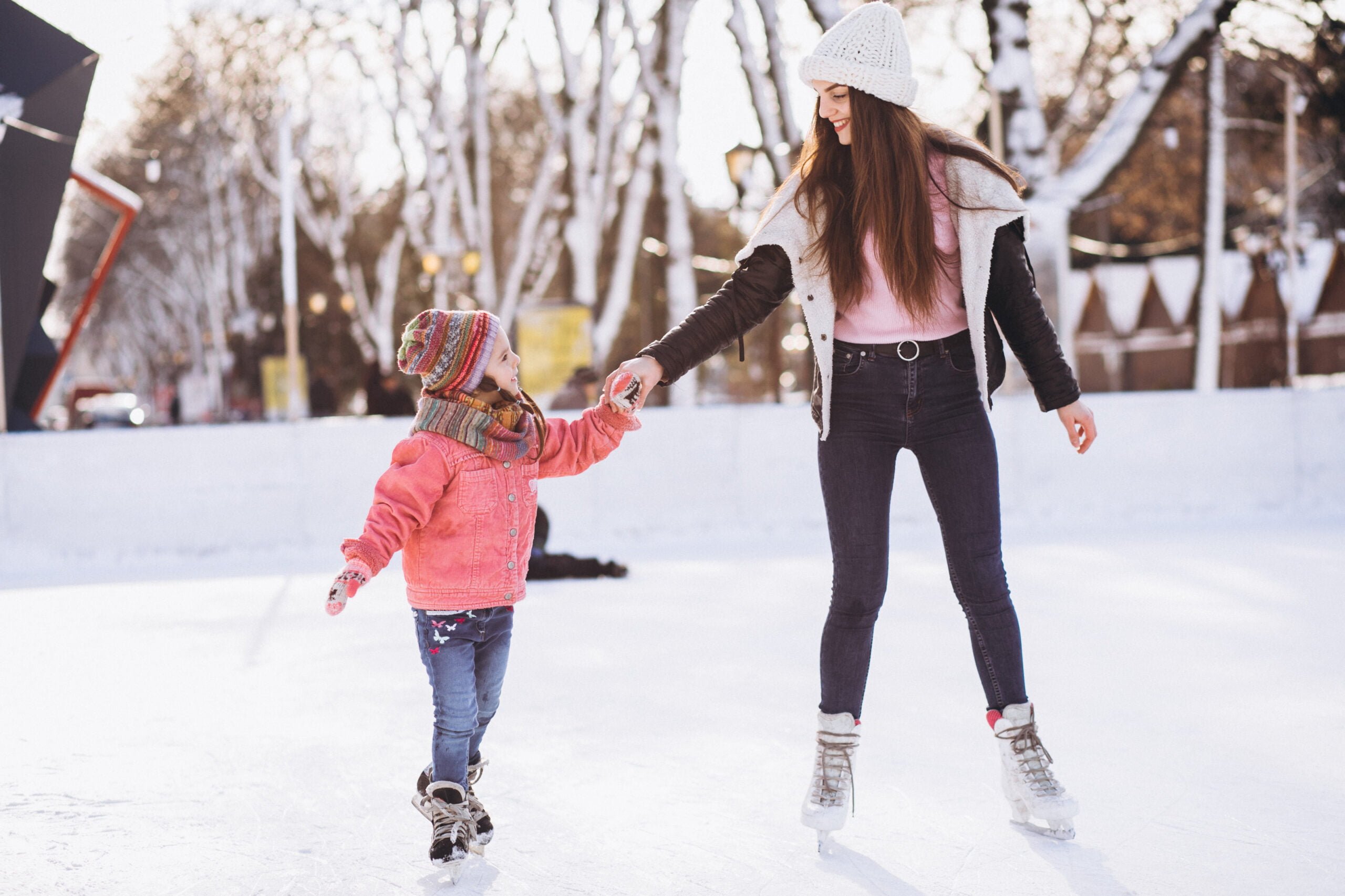 mother-with-daughter-teaching-ice-skating-rink-near-malta-ny